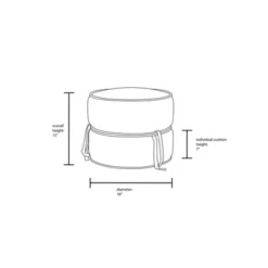 Olivia Round Pouf Rust - Opalhouse™ Designed With Jungalow™ -Opalhouse GUEST 2dec2442 055a 49e6 a91f e3a92174e078