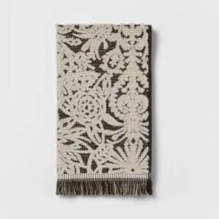 Allover Pattern Towels Black/White - Opalhouse -Opalhouse GUEST 30c6811e d445 43c2 9fb7 680ce0df8a36