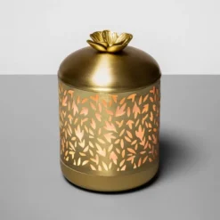 200ml Metal Flower Cutout Color-Changing Oil Diffuser Gold - Opalhouse™ -Opalhouse GUEST 431da1f7 ca99 4f74 9c6c 2443227cdad3