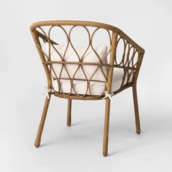 Britanna 3pc Patio Bistro Set Natural/Linen - Opalhouse™ -Opalhouse GUEST 4b314db9 c026 4801 9c74 43b9fedb7fa1