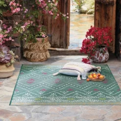 5' X 7' Outdoor Rug Global Aqua - Opalhouse™ 2 5' X 7' Outdoor Rug Global Aqua - Opalhouse™ -Opalhouse GUEST 936c44a1 952b 47a4 8745 a9387e952bdc