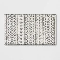 Diamond Printed Accent Aztec Rug Black - Opalhouse™ 3 Diamond Printed Accent Aztec Rug Black - Opalhouse™ -Opalhouse GUEST 9a5f0d3a 6dc0 4cc2 a7e1 7c16bb3d54a2