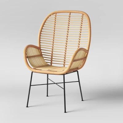 Lily Rattan Armchair with Metal Legs - Assembly Required - Opalhouse™ Lily Rattan Armchair With Metal Legs - Assembly Required - Opalhouse™ -Opalhouse GUEST afbf21b8 b34d 49d3 8cec e60254d7c3d4