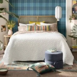 Diskus Plaid Peel And Stick Wallpaper Blue - Opalhouse™ Designed With Jungalow™ -Opalhouse GUEST c3cb3514 8935 4a5e 9a9a 45911d0e6851