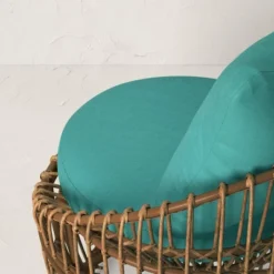 Topanga Club Chair With Ottoman - Blue/Brown - Opalhouse™ Designed With Jungalow™ 4 Topanga Club Chair With Ottoman - Blue/Brown - Opalhouse™ Designed With Jungalow™ -Opalhouse GUEST d55e6c02 0566 4024 be4f e642208a3e0f