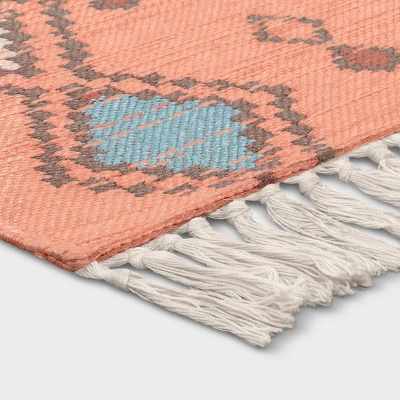 5' x 7' Bright Moroccan Woven Tapestry Outdoor Rug Coral - Opalhouse™ 5' X 7' Bright Moroccan Woven Tapestry Outdoor Rug Coral - Opalhouse™ -Opalhouse GUEST fa4833ef 484f 459e ae79 c62bd06a35dd
